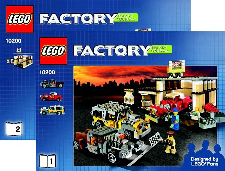 10200-Custom Car Garage - INSTRUCTIONS ONLY