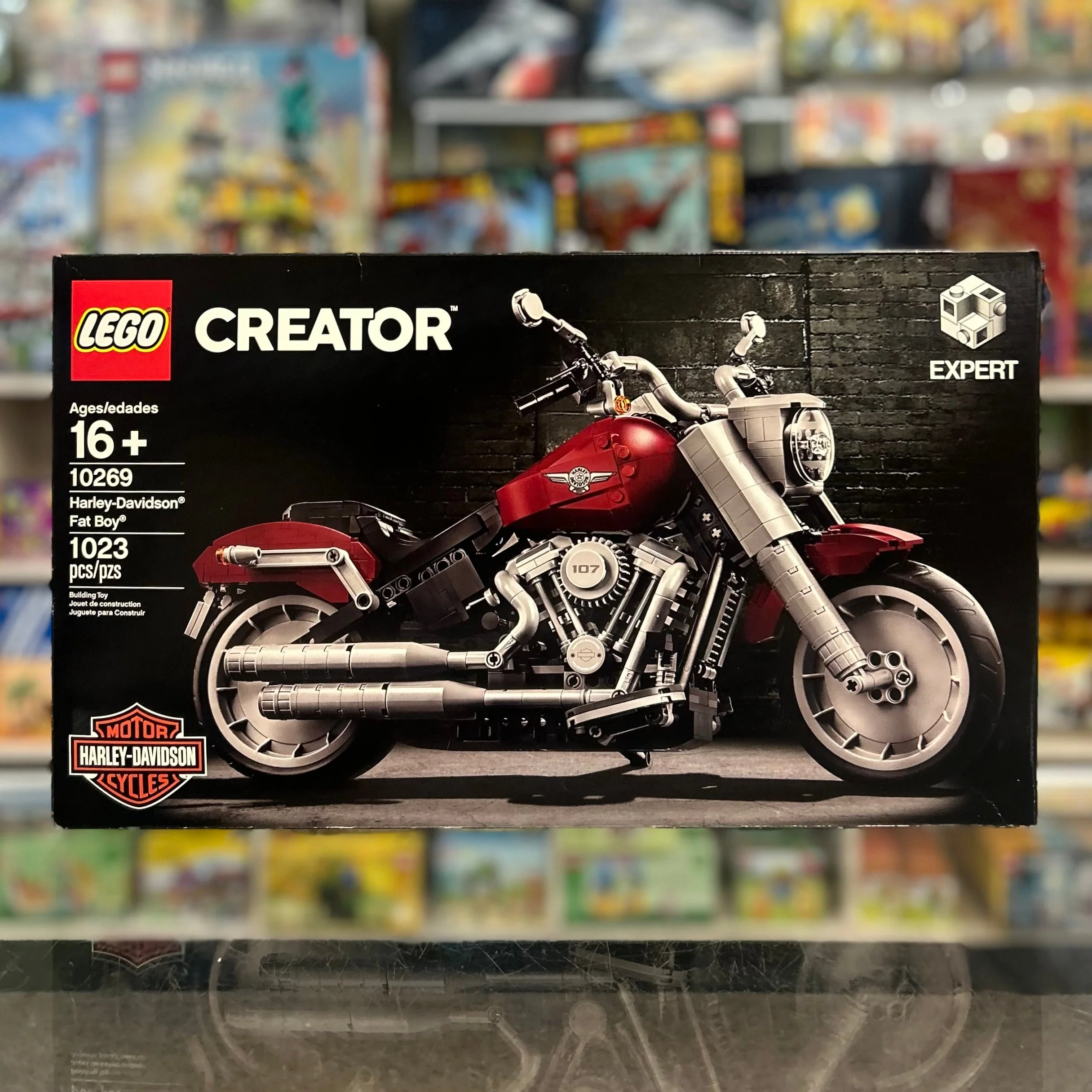 10269 - Harley-Davidson Fat Boy - EMPTY BOX ONLY