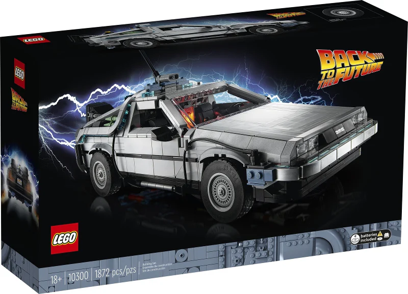 10300 - Back to the Future Time Machine - EMPTY BOX ONLY - Image 2