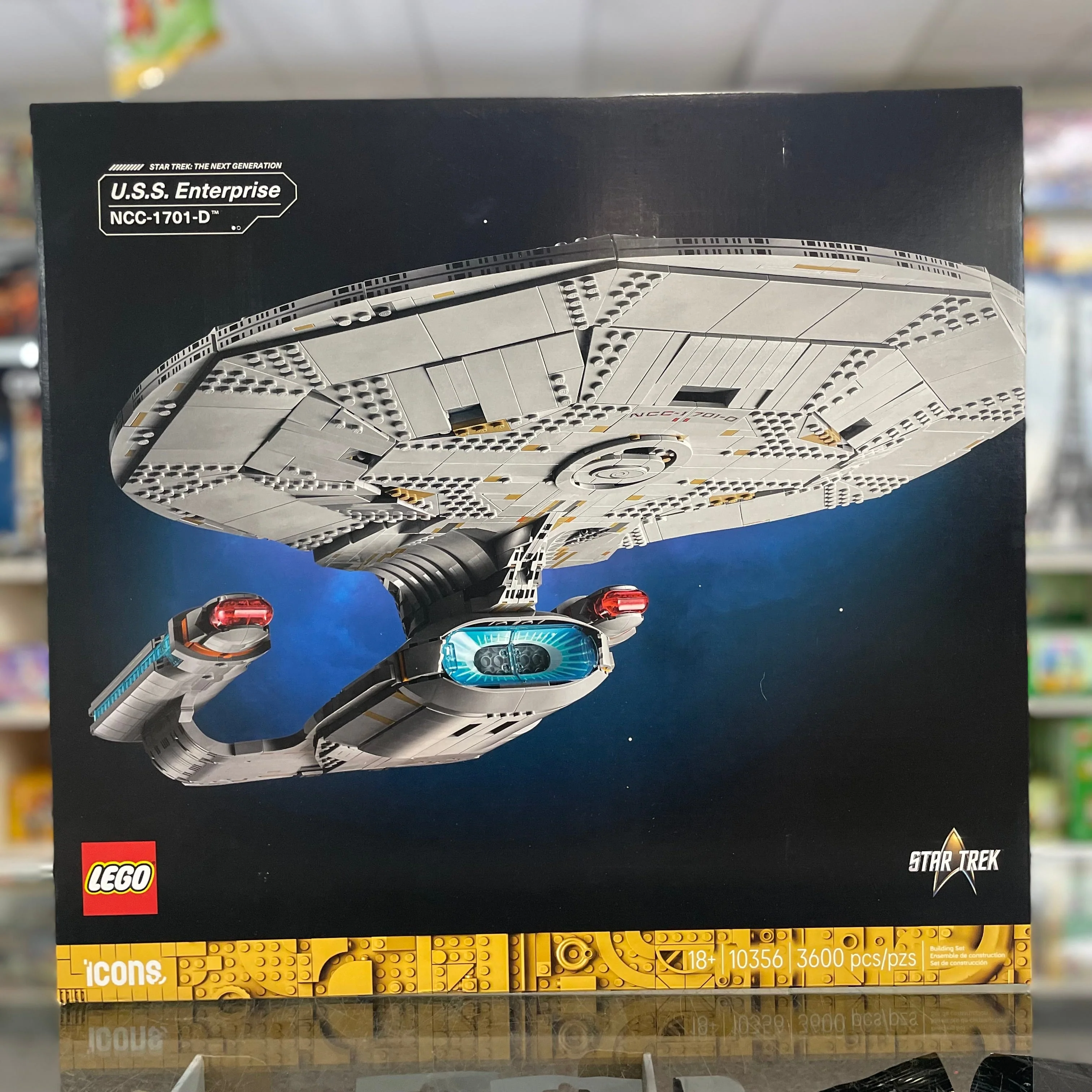 10356 - U.S.S. Enterprise NCC - 1701-D - EMPTY BOX ONLY