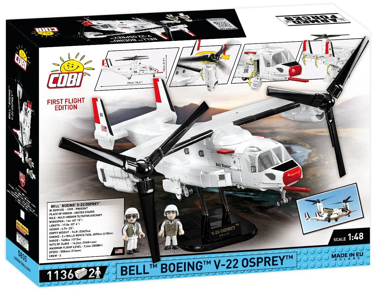 COBI FIRST FLIGHT EDITION Bell Boeing V-22 Osprey: Set #5835 - Image 2
