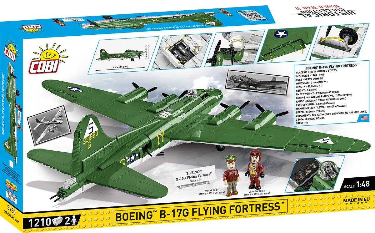 COBI Boeing B-17G Flying Fortress Bomber : Set #5750 - Image 2