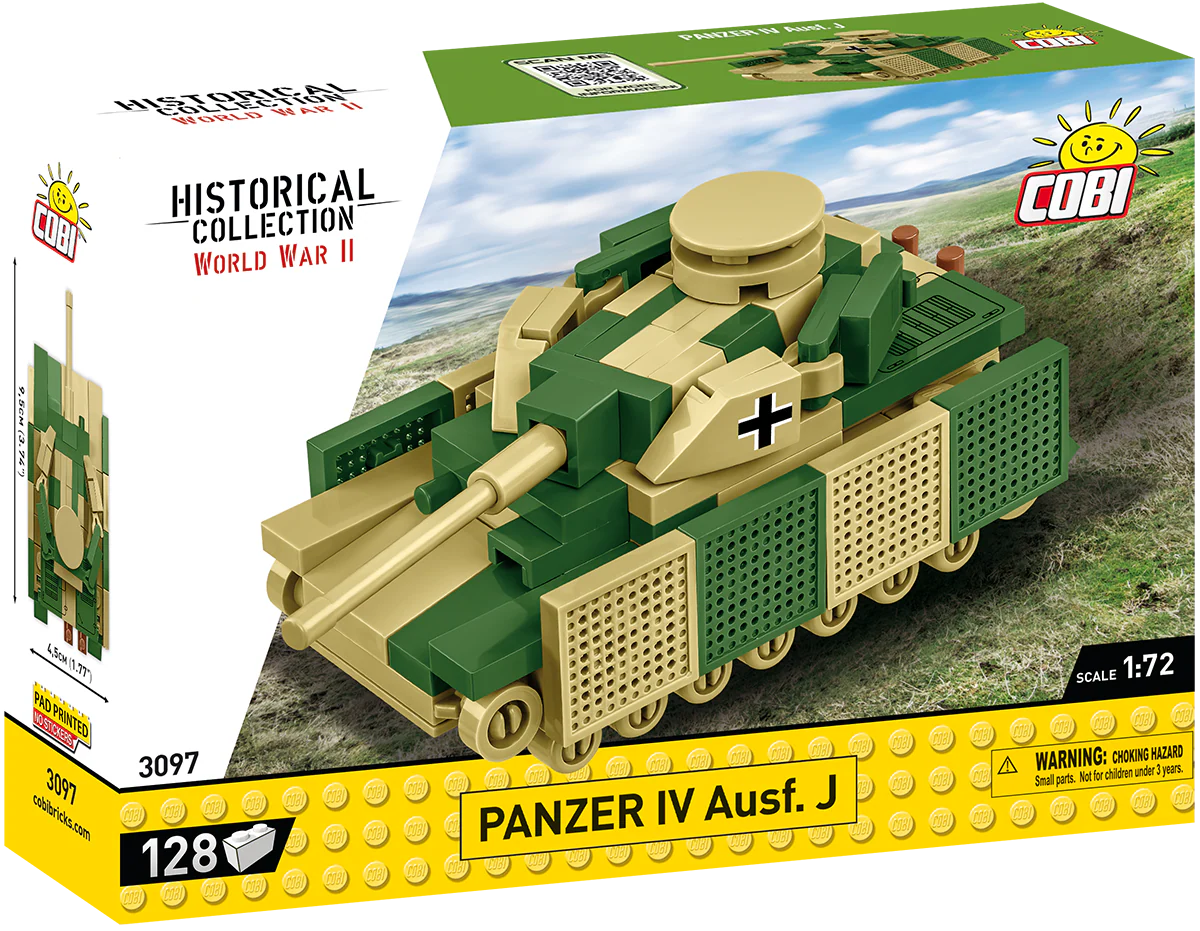 COBI Panzer IV Ausf. J Tank 1:72 Scale: Set #3097
