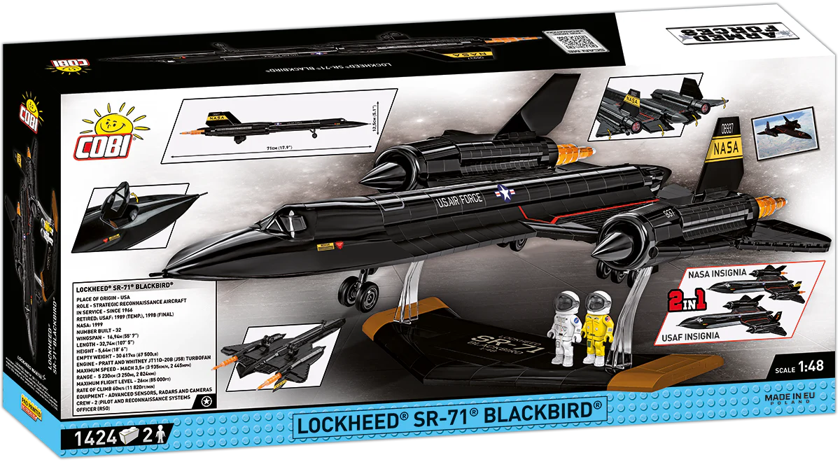 EXECUTIVE EDITION Lockheed SR-71 Blackbird: COBI Set #5890 - Image 2