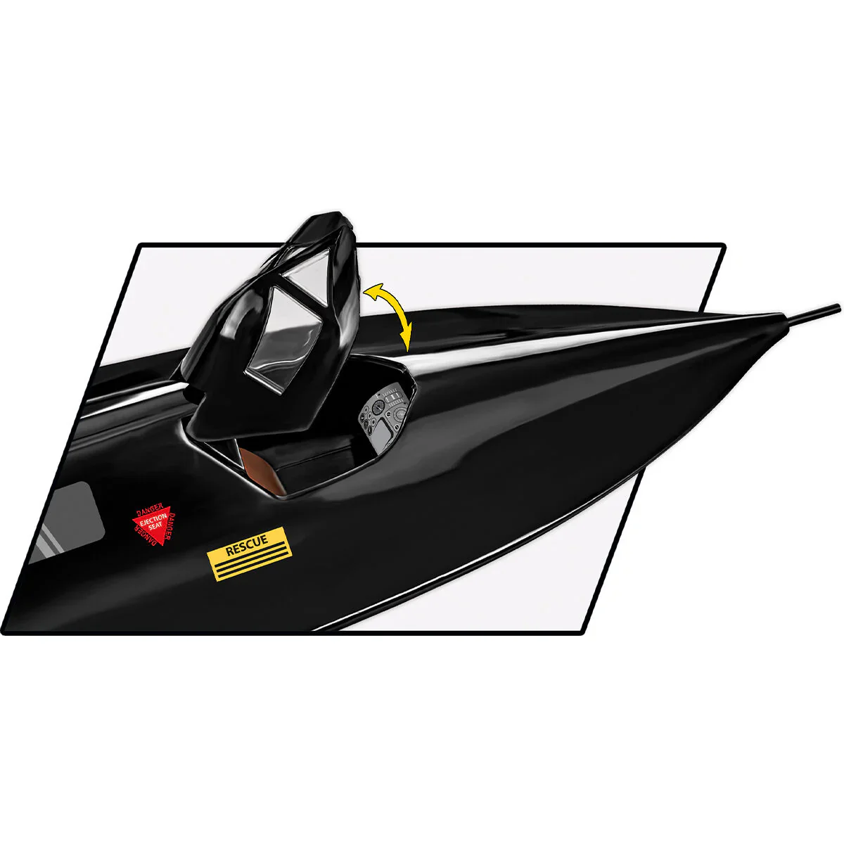 EXECUTIVE EDITION Lockheed SR-71 Blackbird: COBI Set #5890 - Image 9