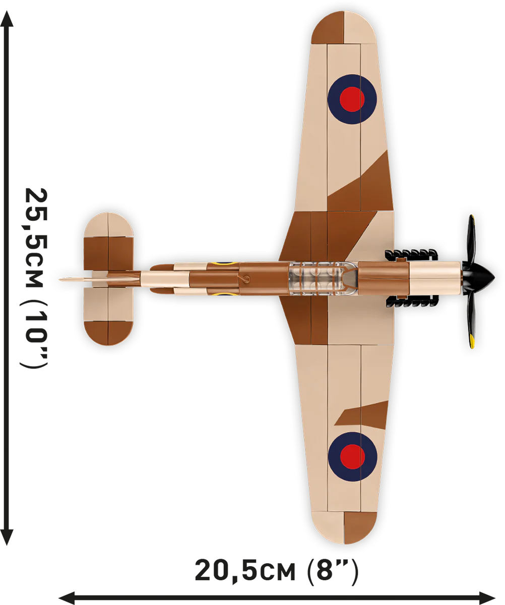 COBI Hawker Hurricane MK. I Fighter 1:48 : Set #5866 - Image 3