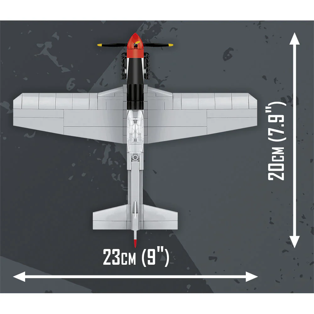 TOP GUN P-51D Mustang Fighter 1/48: COBI Set #5847 - Image 4