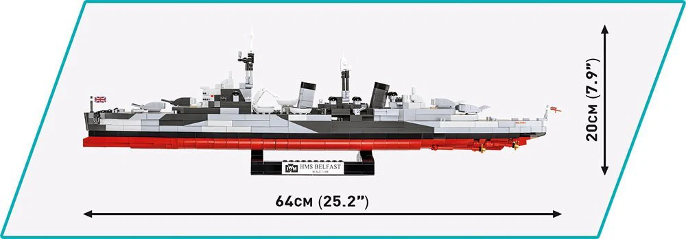 HMS Belfast: WWII COBI Set #4844 - Image 3