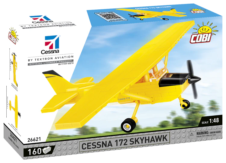 COBI Cessna 172 Skyhawk Aircraft (Yellow): Set #26621