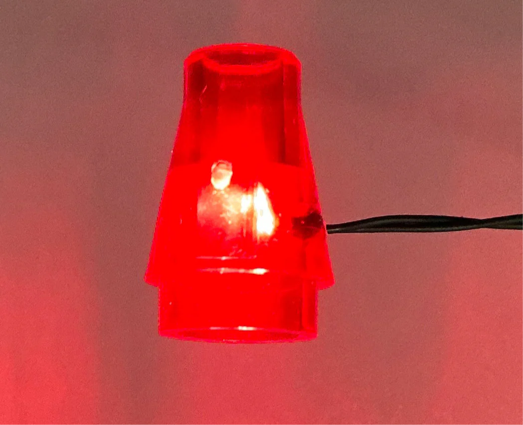 1x1 Flashing LED Light-Up Cone, DIY System, LFCON-DC - Image 3