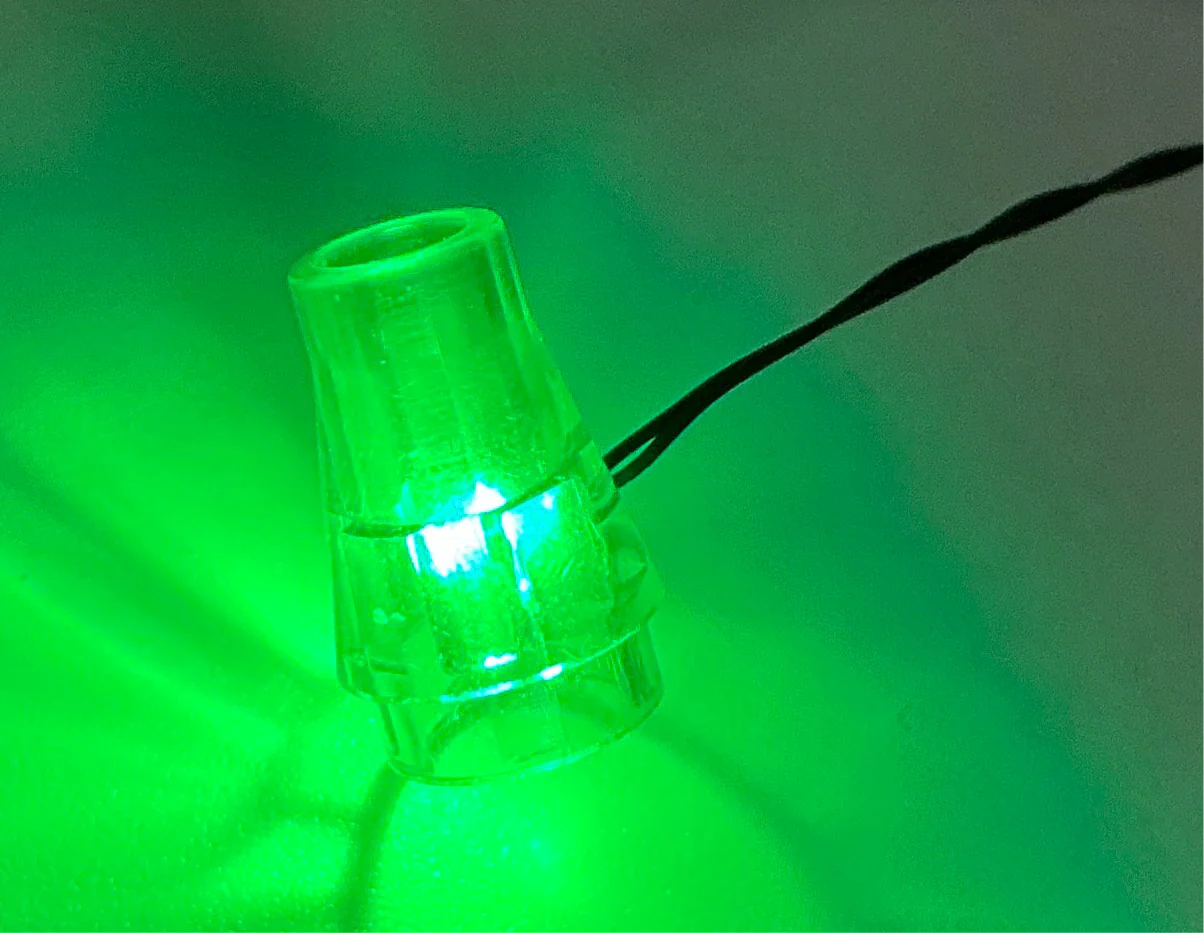 1x1 LED Light-Up Cone, DIY System, LCON-DC