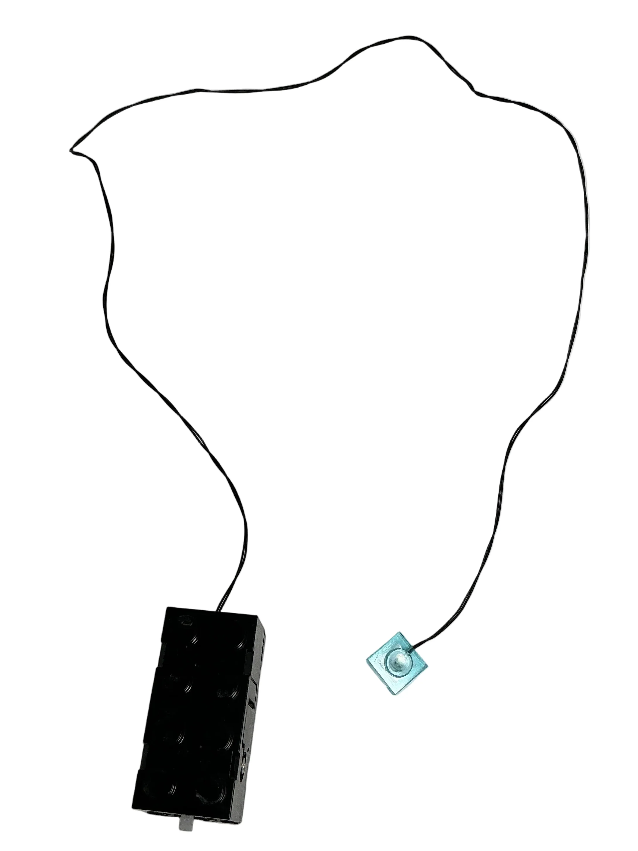 1x1 LED Light-up Plate, Battery Operated, LS1x1B