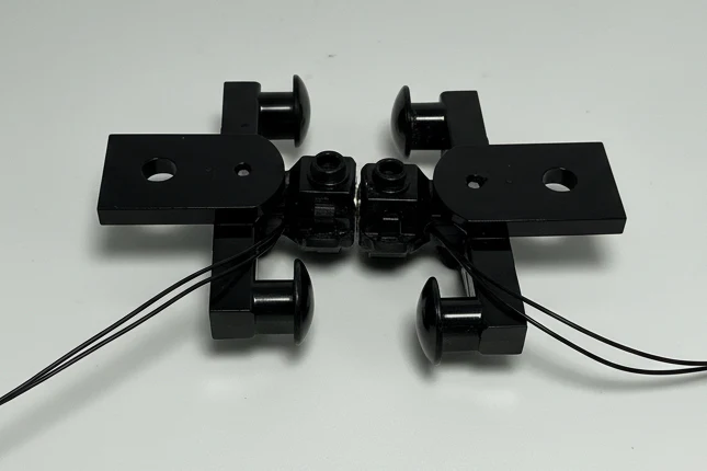 Magnetic Train Connector/Buffer w/ Electric Pass-Thru for Lights, DIY System, Reconnectable,