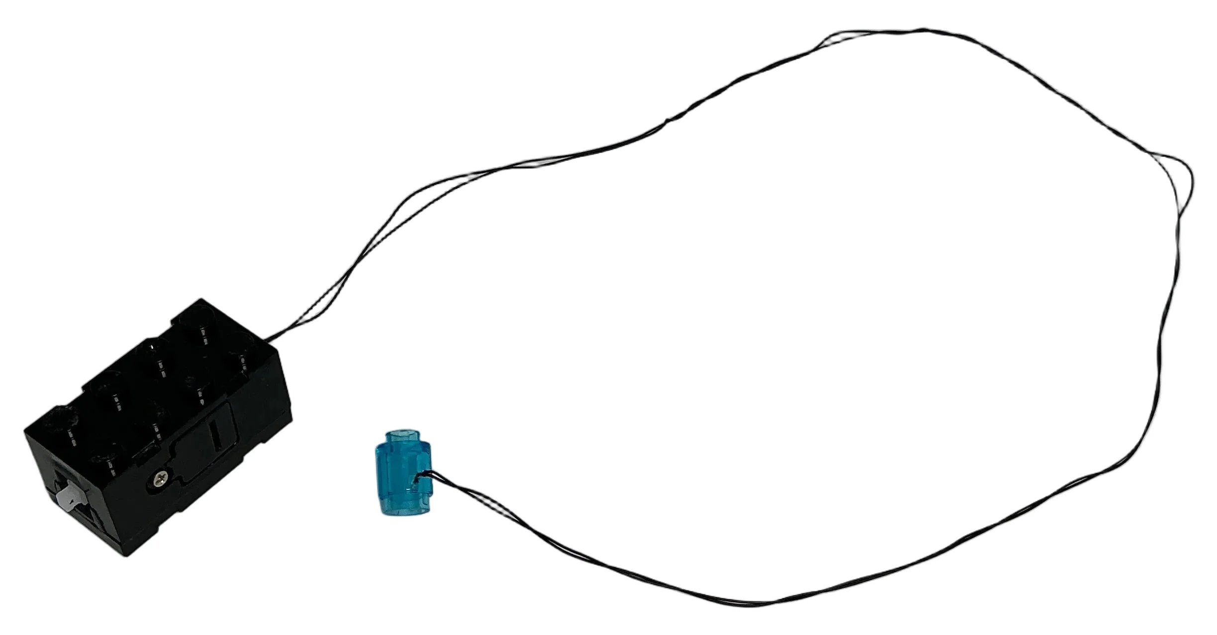 1x1 LED Light-up Round Brick, Battery Operated, LS1x1RB - Image 2