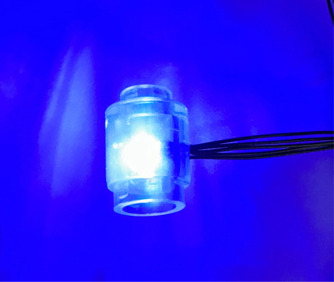 1x1 Light-Up Round Brick, DIY System, Reconnectable, LS1x1R-LA - Image 5