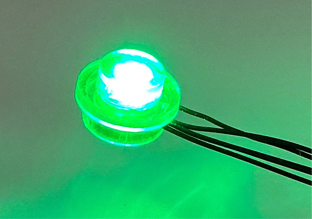 1x1 Light-Up Stud Round Plate, DIY System, Reconnectable, LS1x1RP-LA