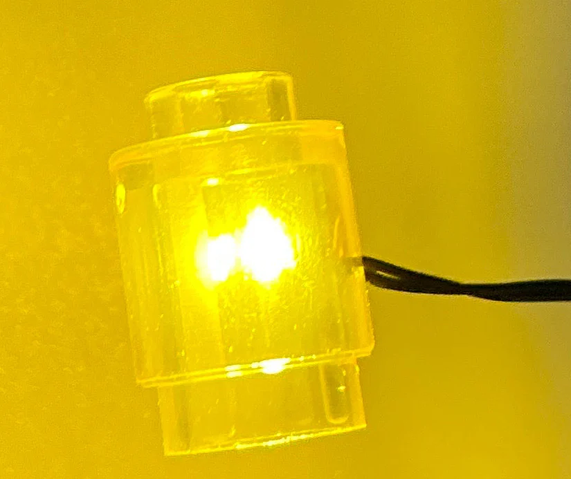 1x1 LED Light-up Round Brick, USB Powered, LS1x1R - Image 5