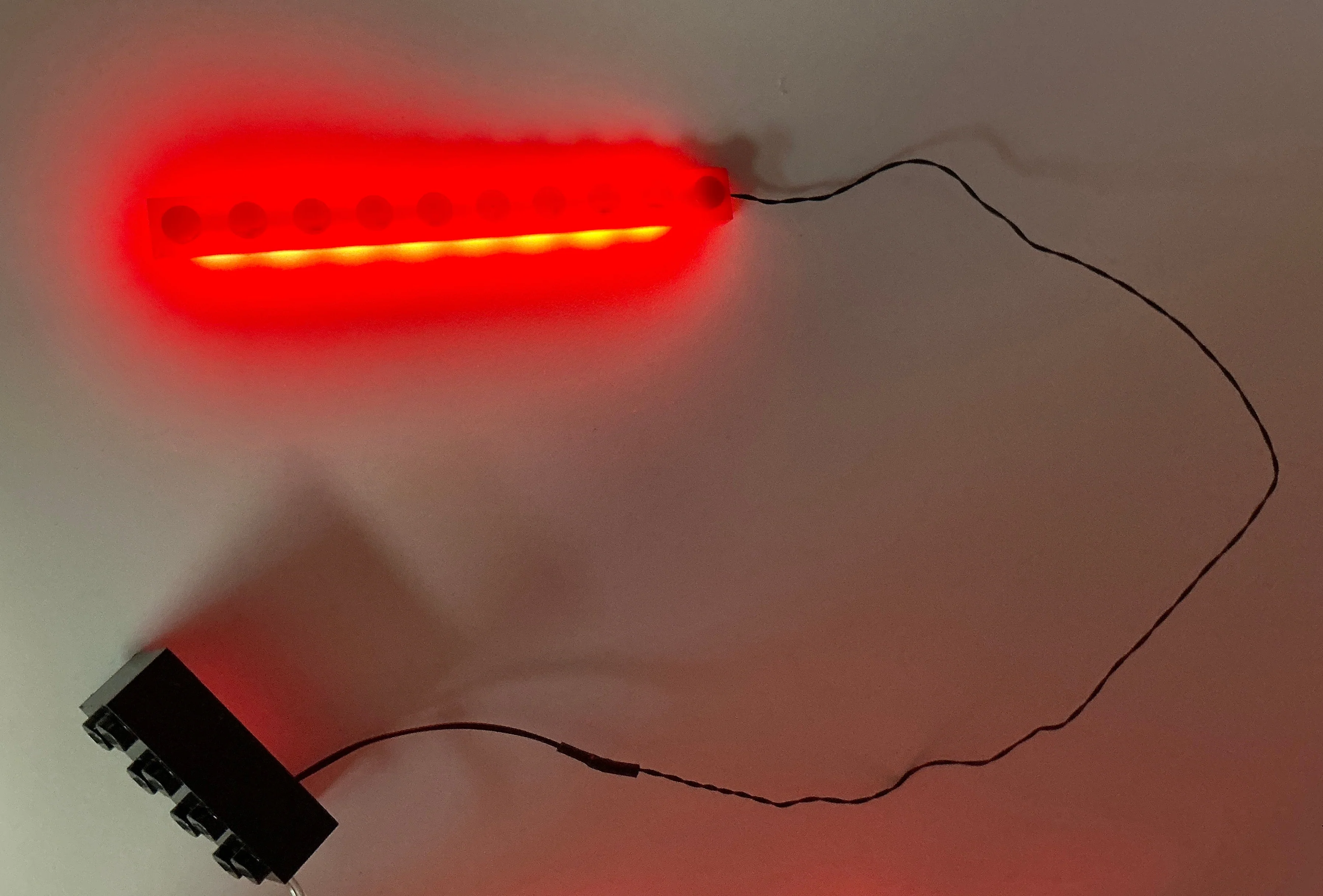 1x10 LED Light Up Plate, DIY System, LB1x10-DC