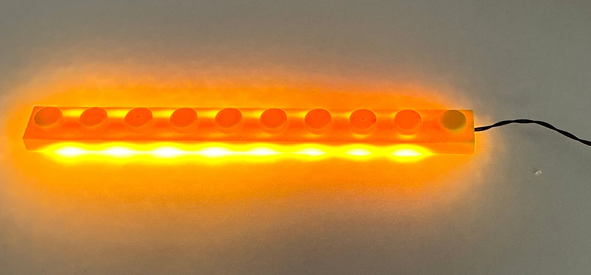 1x10 LED Light Up Plate, DIY System, LB1x10-DC - Image 6