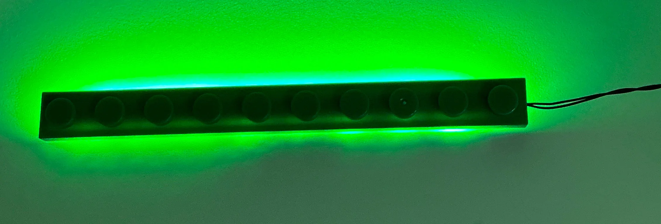 1x10 LED Light Up Plate, DIY System, LB1x10-DC - Image 7