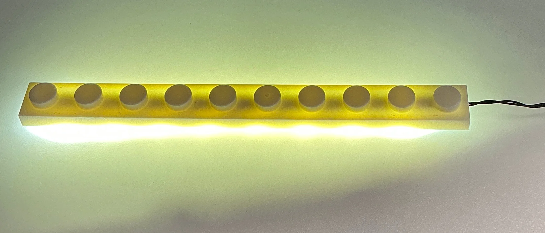 1x10 LED Light Up Plate, DIY System, LB1x10-DC - Image 8