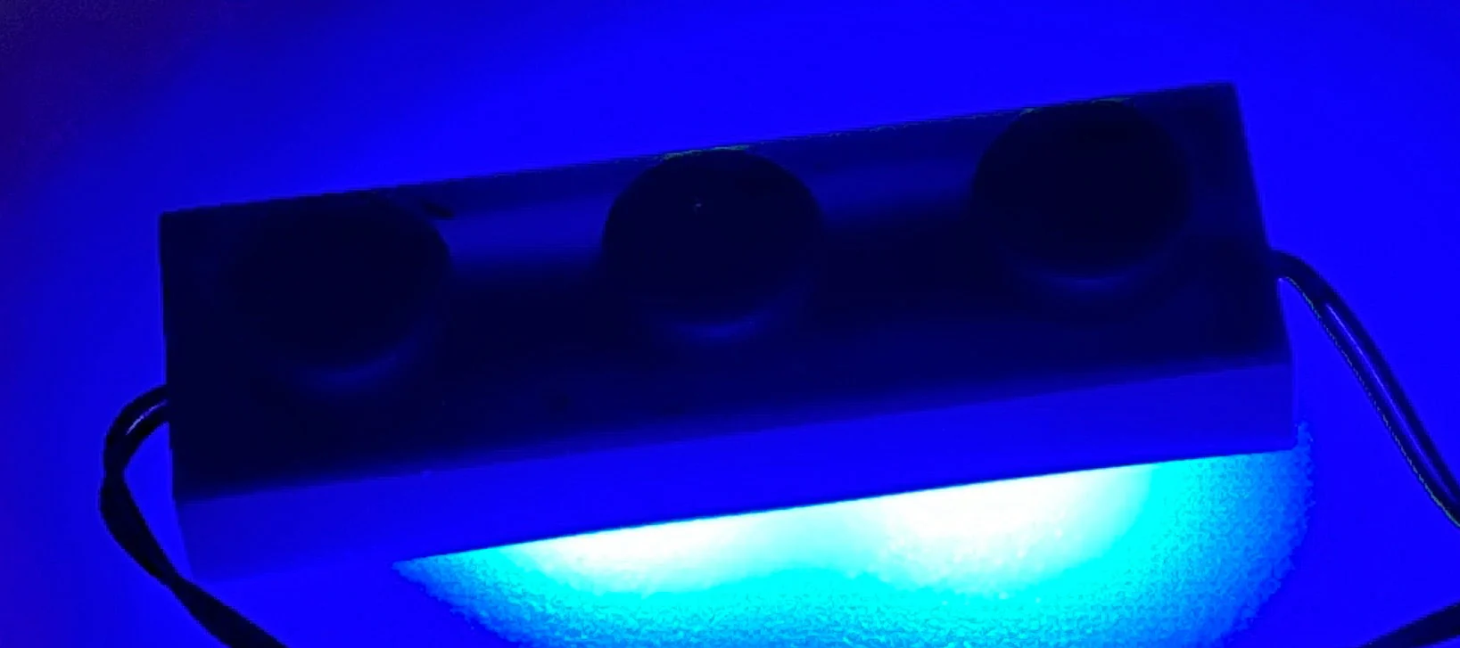 1x3 LED Light Up Plate, DIY System, Reconnectable, LB1x3-LA - Image 5