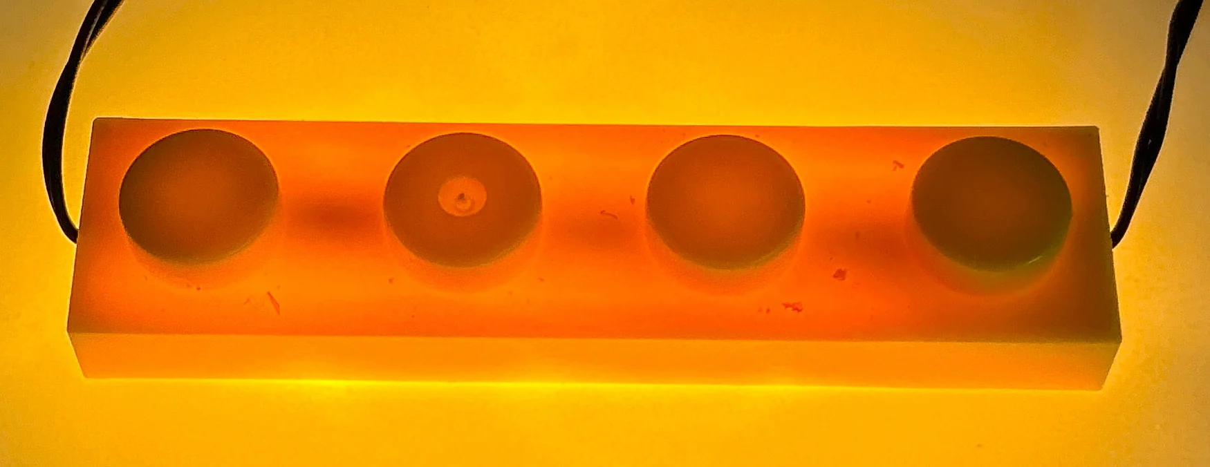 1x4 LED Light Up Plate, DIY System, Reconnectable, LB1x4-LA - Image 7