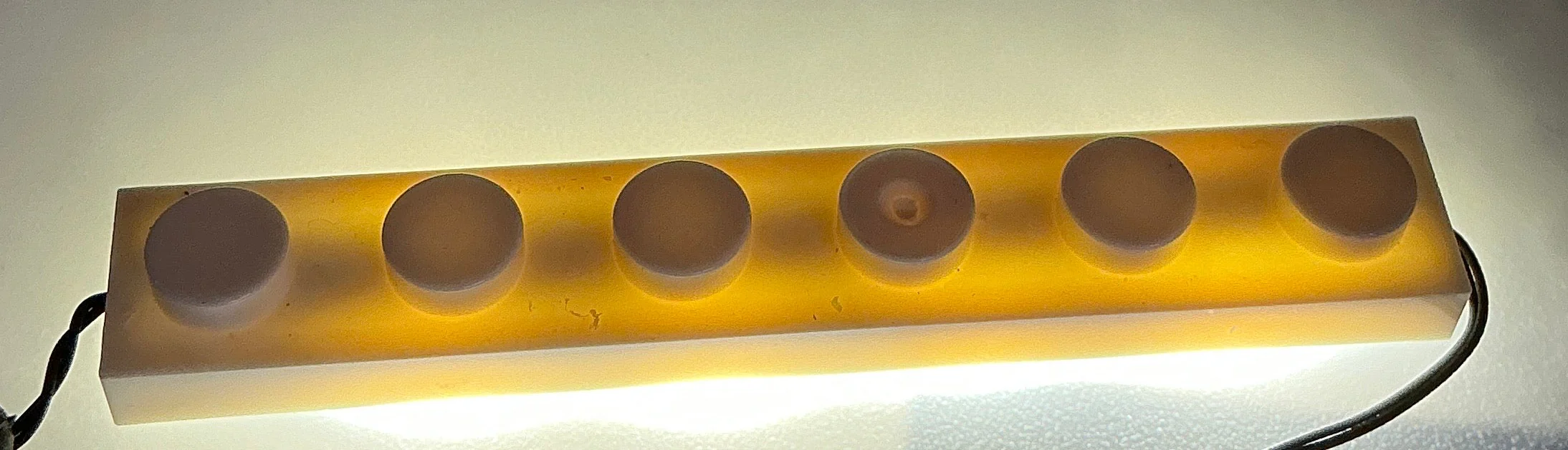 1x6 LED Light Up Plate, DIY System, Reconnectable, LB1x6-LA - Image 5