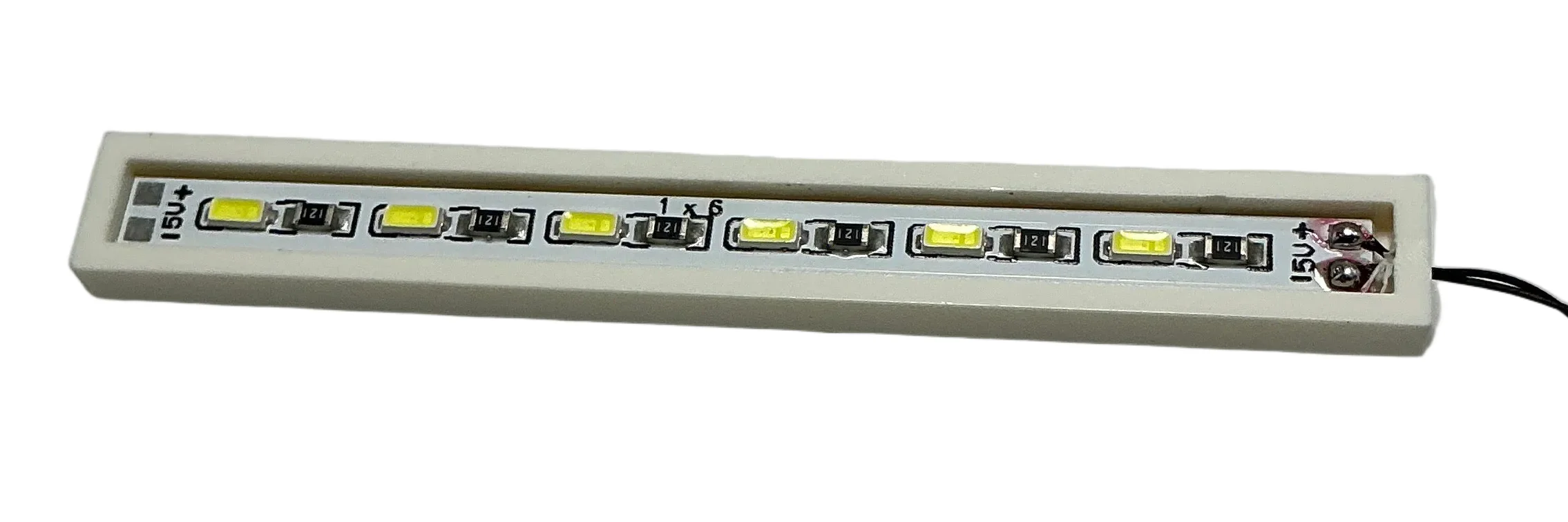 Double 1x8 LED Light Up Plates, DIY System, Reconnectable, LB1x8C2-LA - Image 3