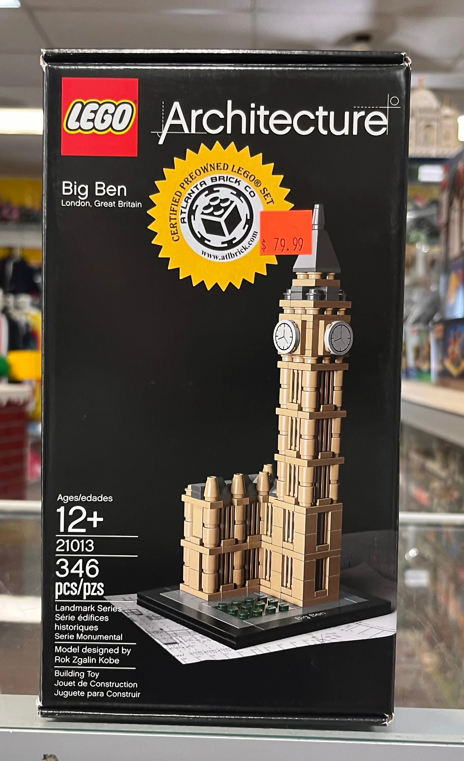 21013 - Big Ben - EMPTY BOX ONLY