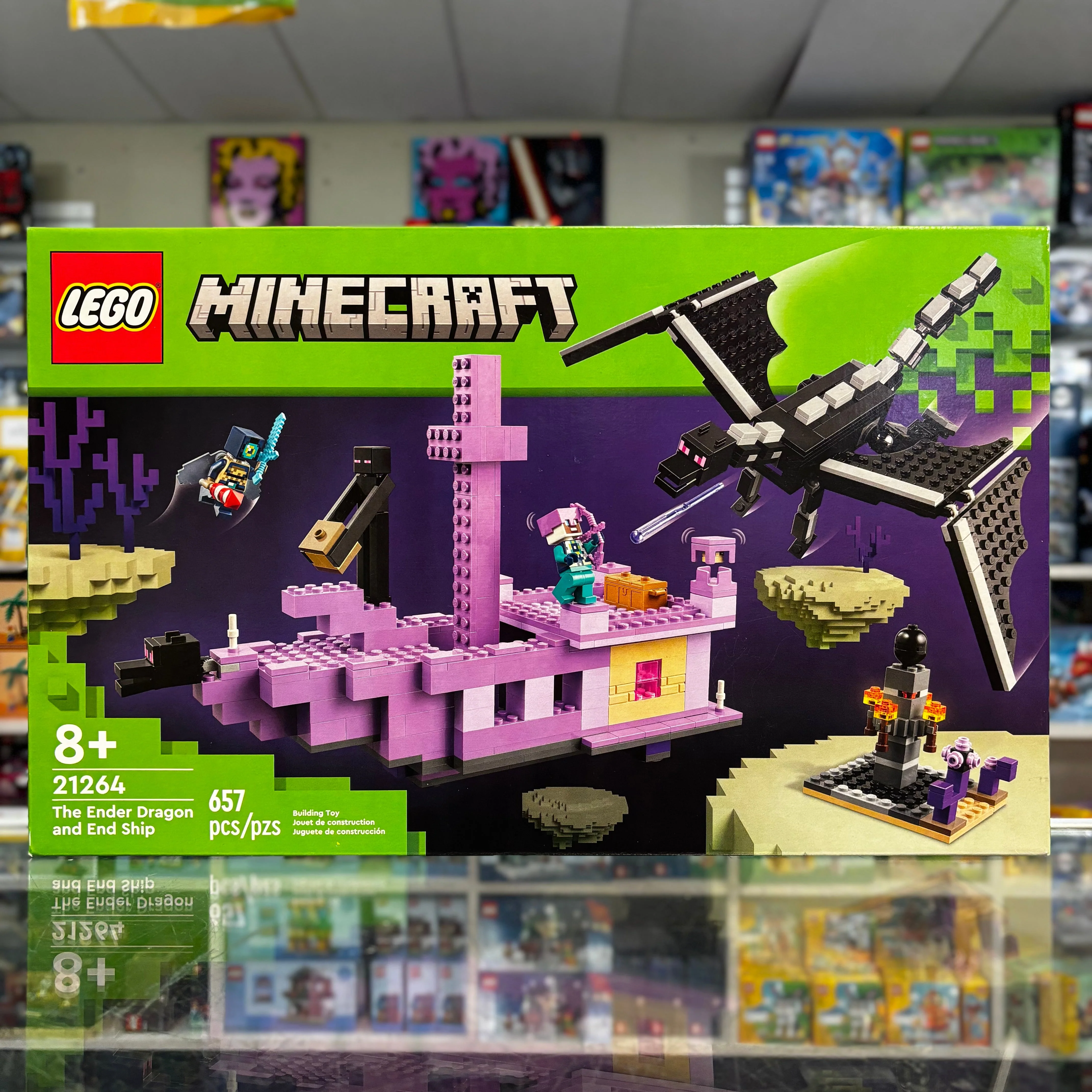 21264 - The Ender Dragon and End Ship - EMPTY BOX ONLY