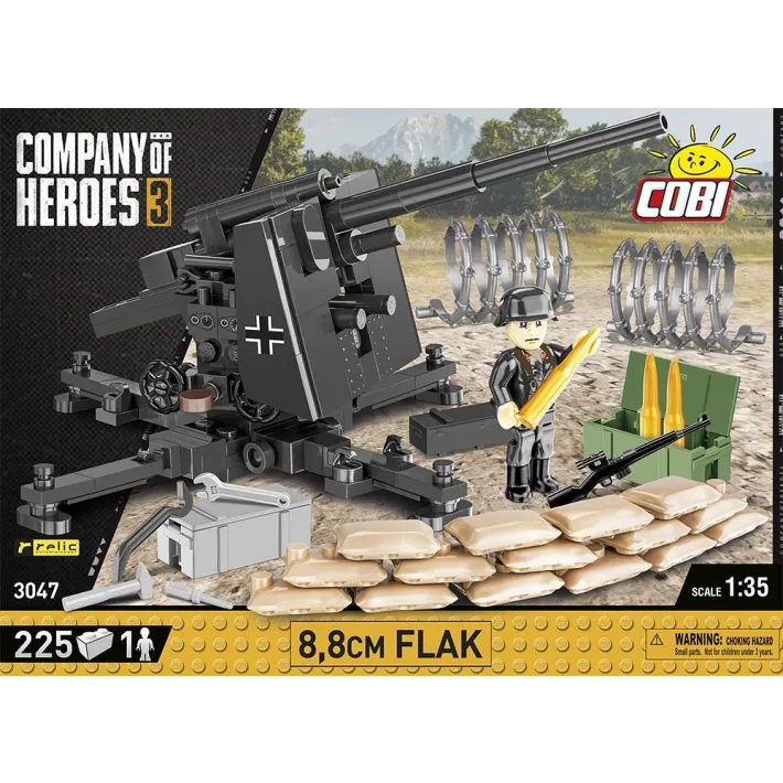 COBI Company of Heroes 8.8cm Flak #3047