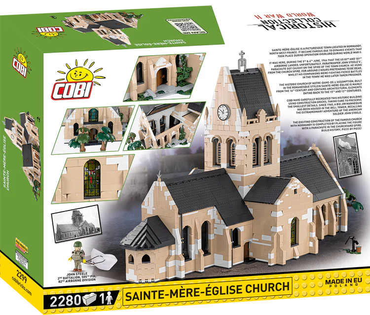 COBI Sainte-Mere-Eglise Church: Set #2299 - Image 2