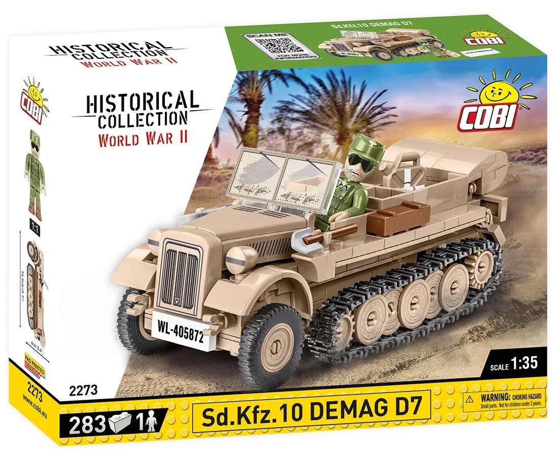 Sd.Kfz. 10 Demag D7 Half-Track, WWII: COBI Set #2273