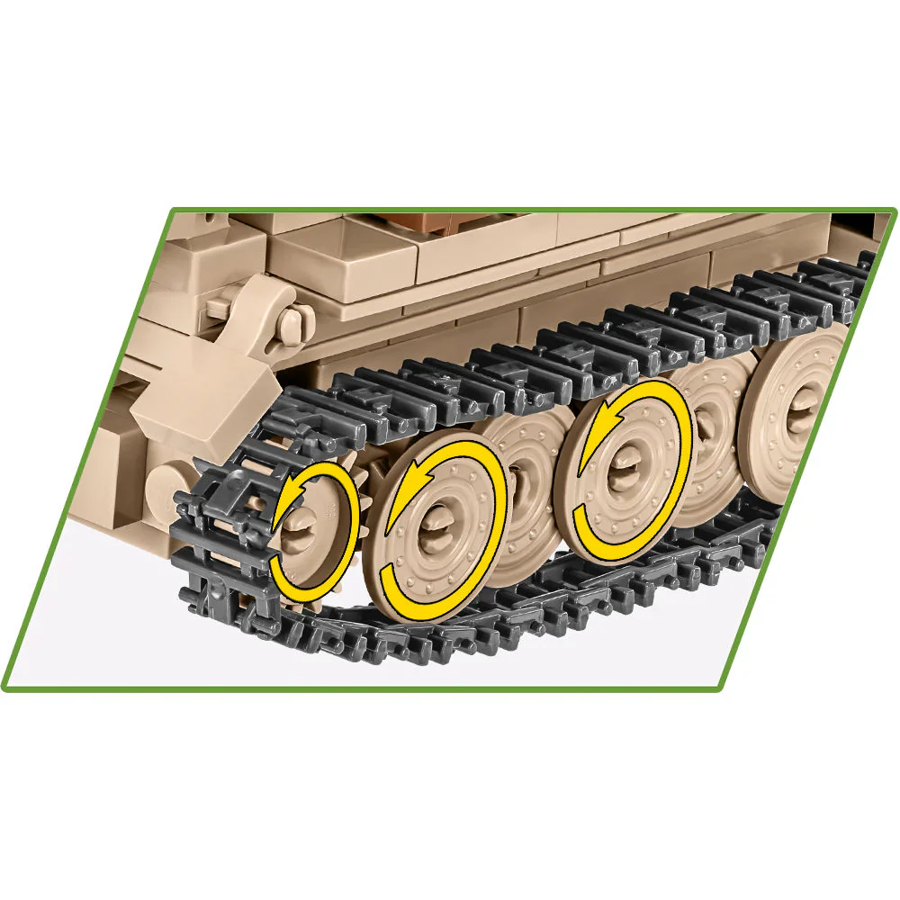Sd.Kfz. 10 Demag D7 Half-Track, WWII: COBI Set #2273 - Image 6