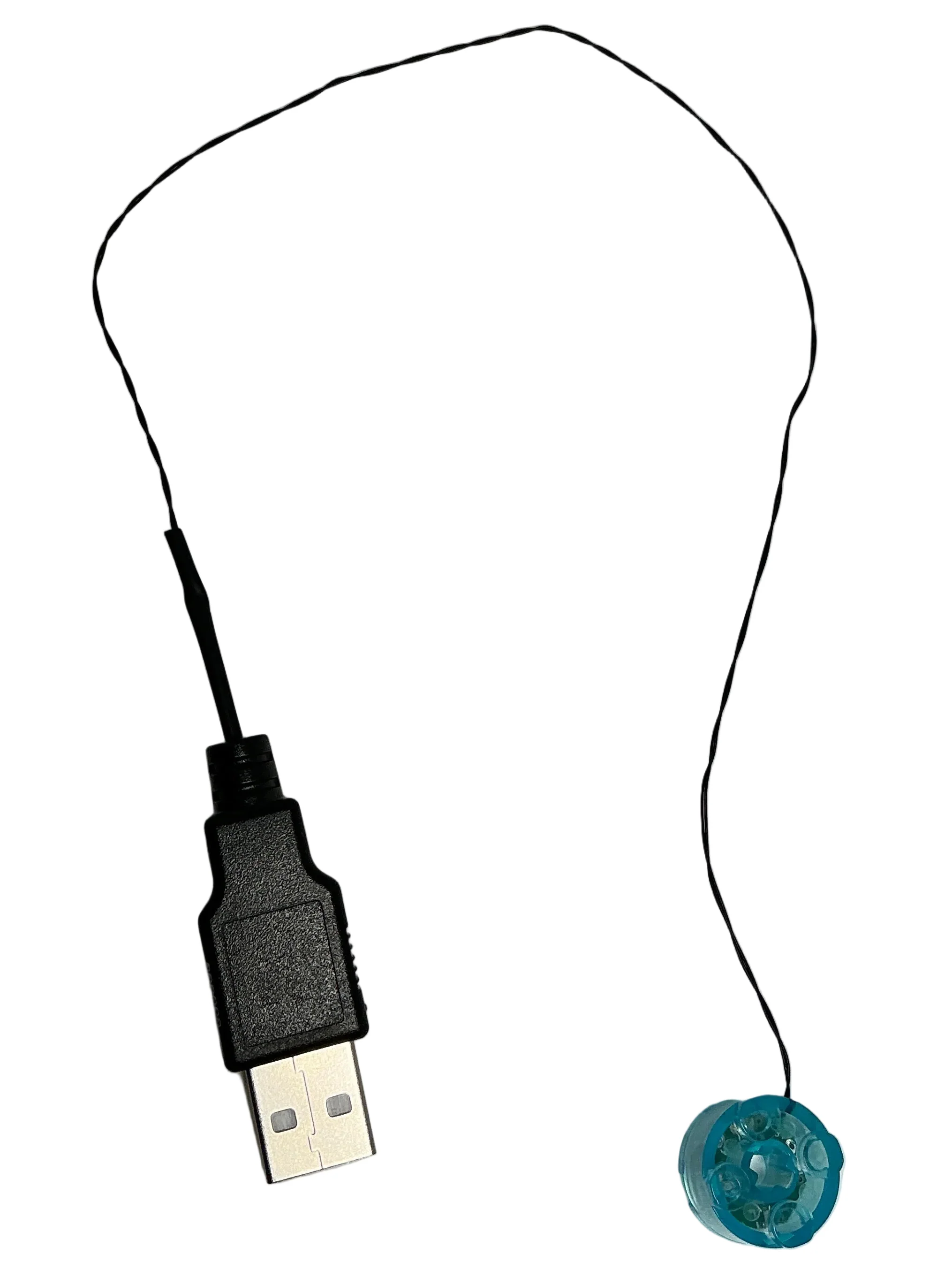 2x2 Flashing LED Light-up Round Brick, USB Powered, LS2x2R - Image 2