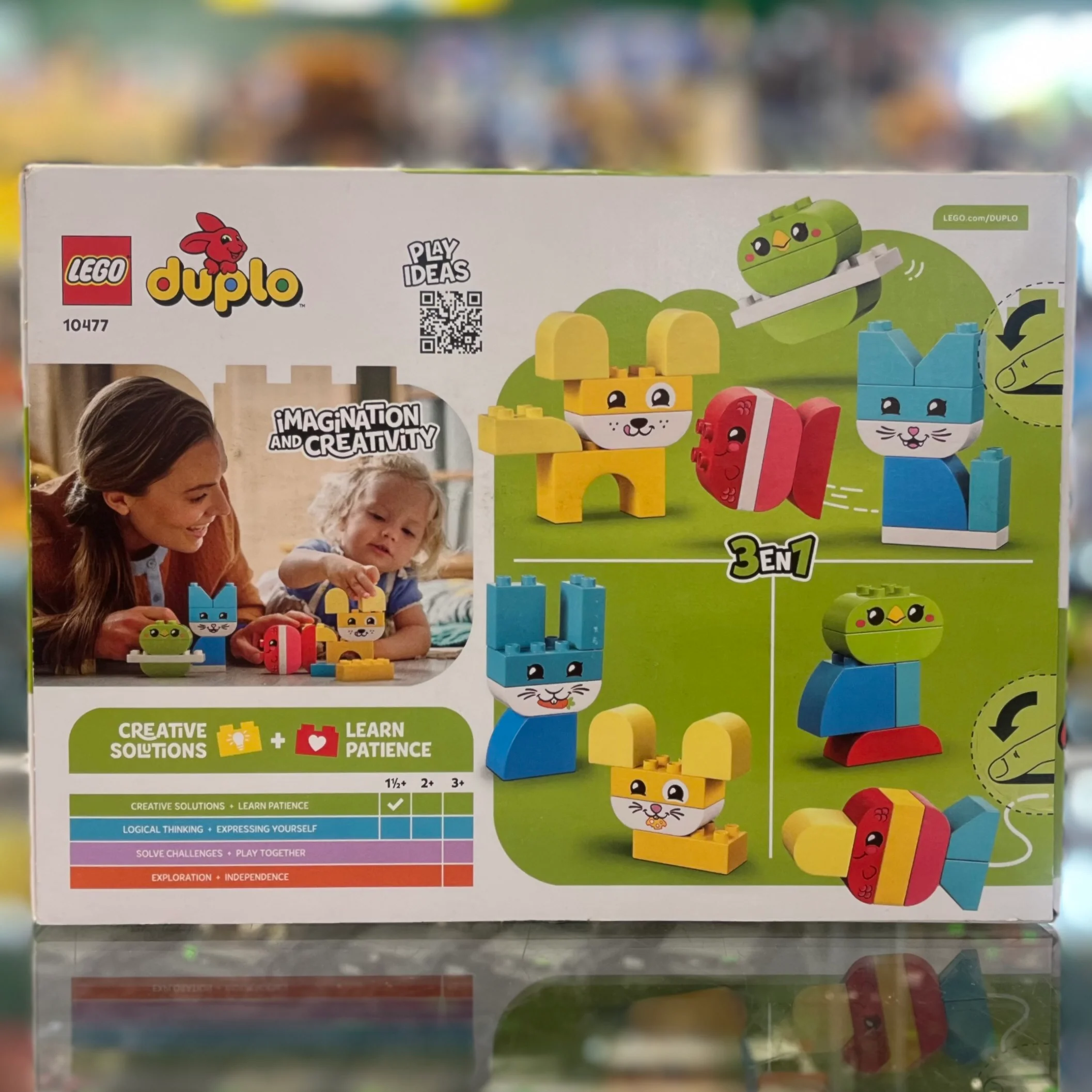 3 in 1 My First Creative Cute Pets, 10477 - LEGO® DUPLO Set - Image 2