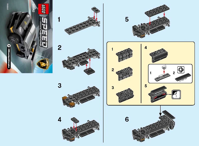30342-Lamborghini Huracán Super Trofeo EVO polybag - INSTRUCTIONS ONLY