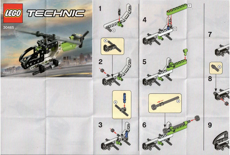 30465-Helicopter polybag - INSTRUCTIONS ONLY