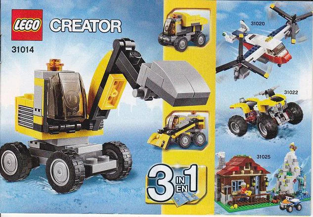 31014-Power Digger - INSTRUCTIONS ONLY