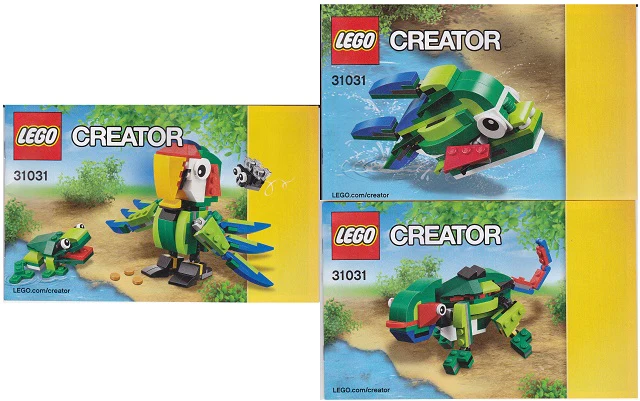 31031-Rainforest Animals - INSTRUCTIONS ONLY
