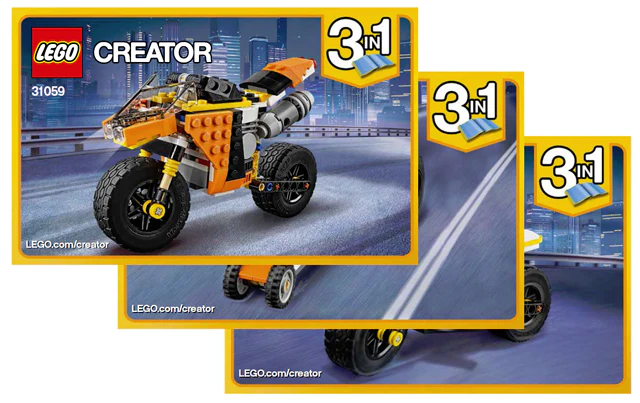 31059-Sunset Street Bike - INSTRUCTIONS ONLY