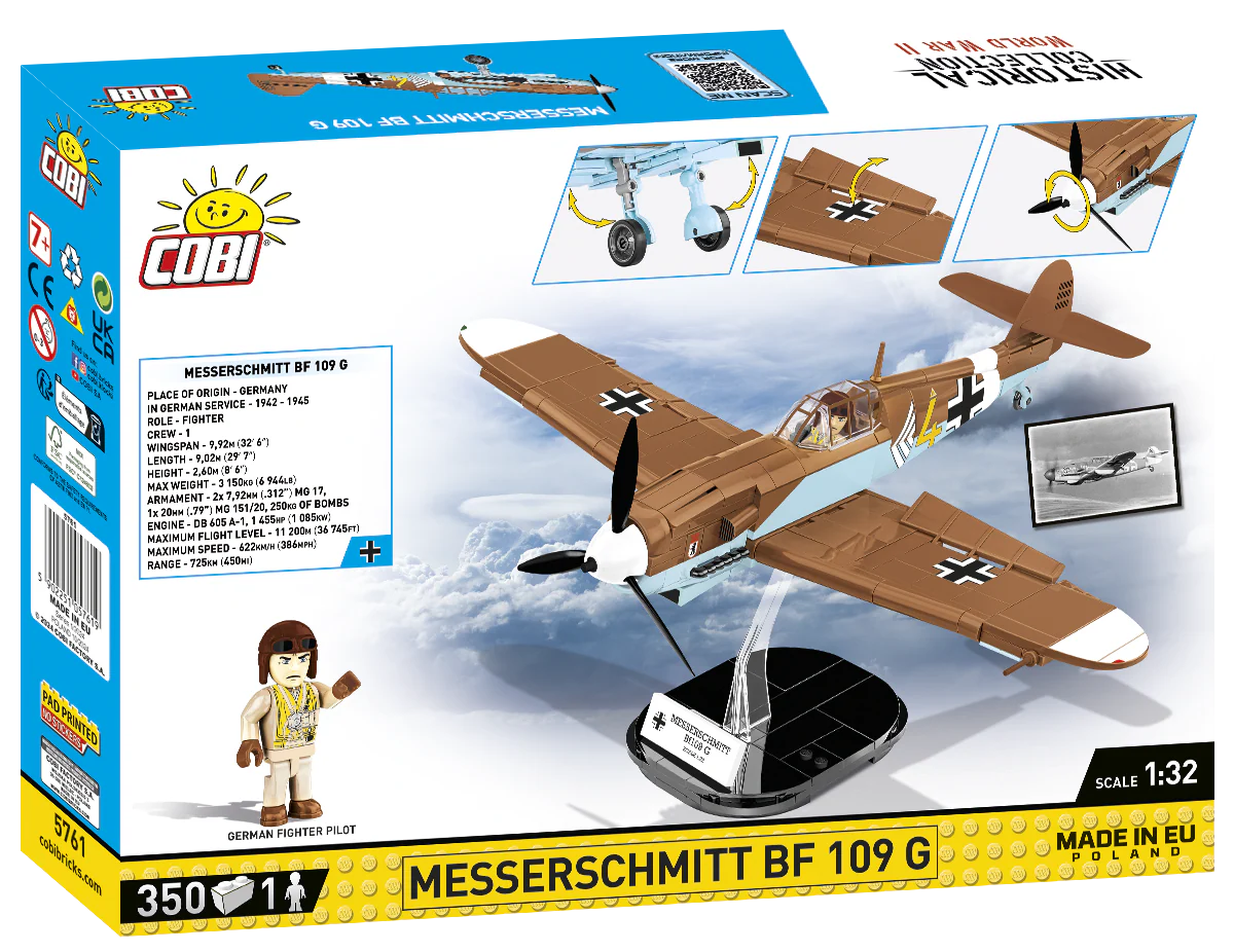 COBI Messerschmitt BF 109 G Fighter : Set #5761 - Image 2