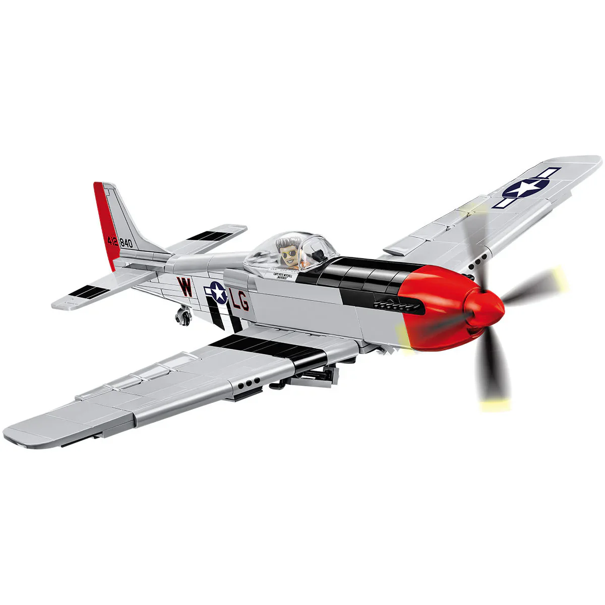 TOP GUN P-51D Mustang Fighter, Version 2: COBI Set #5846 - Image 4