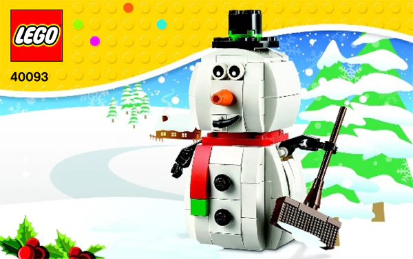 40093-Snowman - INSTRUCTIONS ONLY