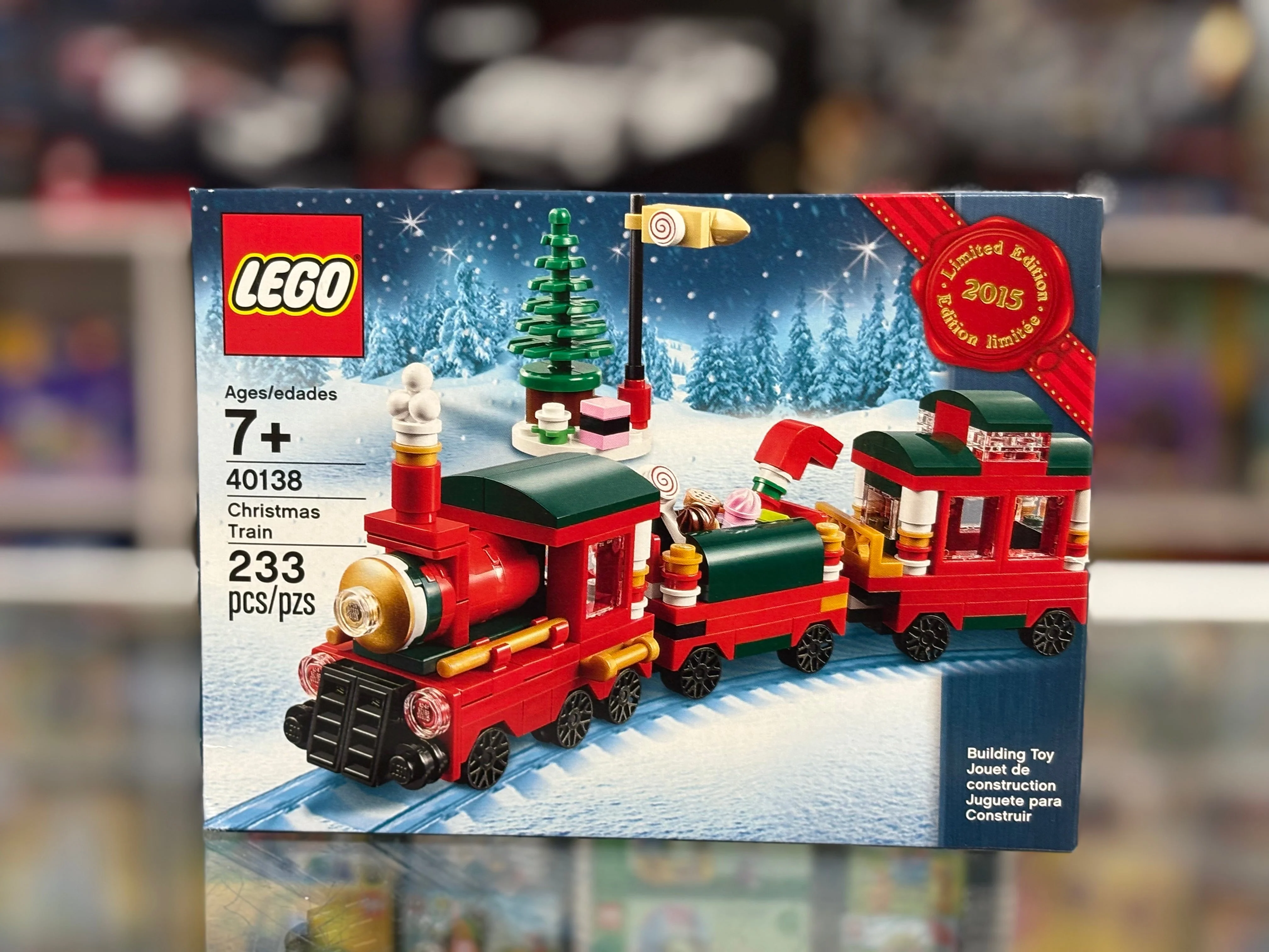 40138 - Christmas Train - Limited Edition 2015 Holiday Set - EMPTY BOX ONLY