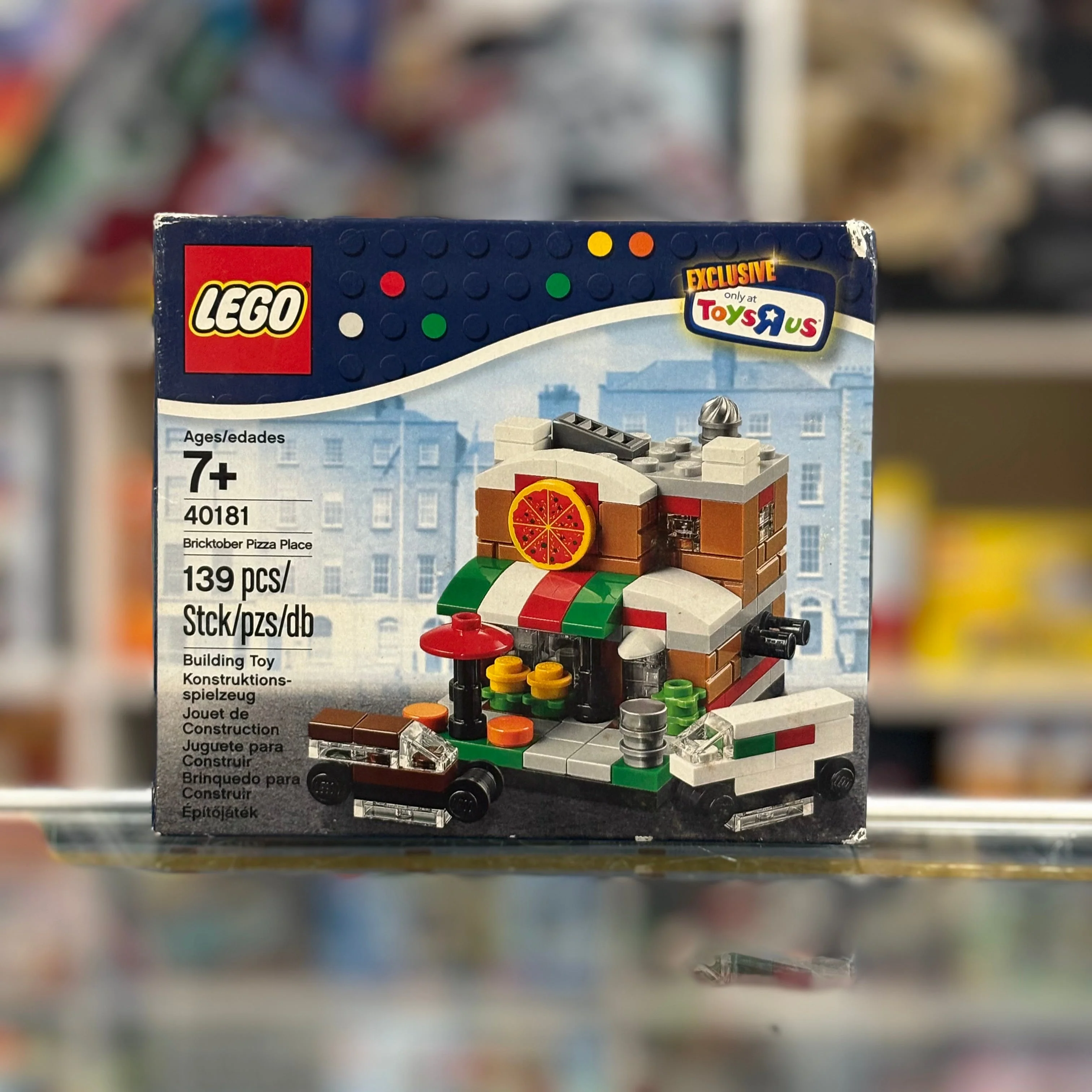 40181 - Bricktober Pizza Place (2014 Toys "R" Us Exclusive) - EMPTY BOX ONLY
