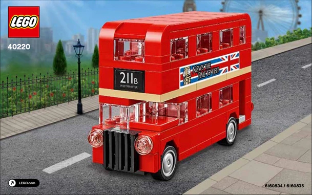 40220-Mini London Bus - INSTUCTIONS ONLY