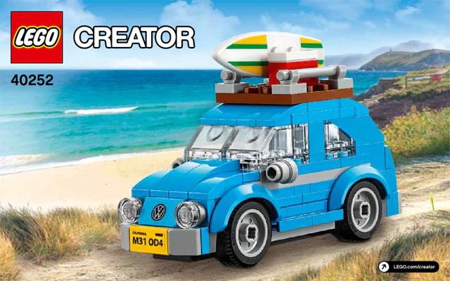 40252-Mini VW Beetle - INSTRUCTIONS ONLY