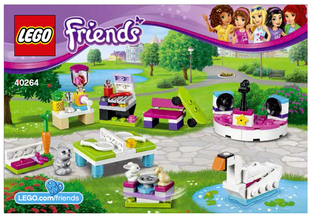 40264-Build My Heartlake City Accessory Set - INSTRUCTIONS ONLY